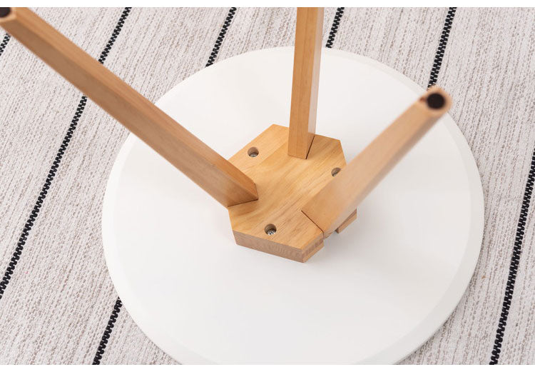 ラウンドサイドテーブル サイドテーブル おしゃれ 丸型 丸い 円形 木製 天然木 ウッド コンパクト ミニ 小さい 小さめ ベッド ソファ シンプル 韓国インテリア ホワイト ナチュラル おしゃれ(代引不可)