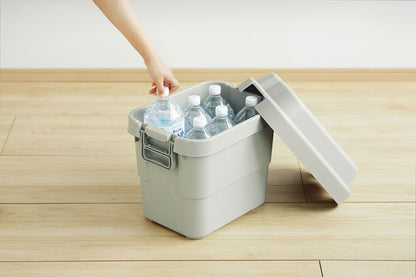 アウトドア キャンプ 収納ボックス 収納ケース 容量20リットル 箱 アウトドア 衣類収納 おもちゃ箱 フタ付き 座れる スツール プラスチック シンプル ミリタリー おしゃれ(代引不可)