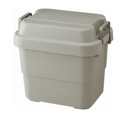 アウトドア キャンプ 収納ボックス 収納ケース 容量20リットル 箱 アウトドア 衣類収納 おもちゃ箱 フタ付き 座れる スツール プラスチック シンプル ミリタリー おしゃれ(代引不可)