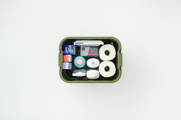 アウトドア キャンプ 収納ボックス 収納ケース 容量20リットル 箱 アウトドア 衣類収納 おもちゃ箱 フタ付き 座れる スツール プラスチック シンプル ミリタリー おしゃれ(代引不可)