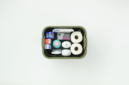 アウトドア キャンプ 収納ボックス 収納ケース 容量20リットル 箱 アウトドア 衣類収納 おもちゃ箱 フタ付き 座れる スツール プラスチック シンプル ミリタリー おしゃれ(代引不可)