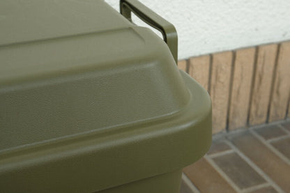 収納ボックス 収納ケース 容量30リットル 箱 アウトドア 衣類収納 おもちゃ箱 フタ付き 座れる スツール プラスチック シンプル ミリタリー おしゃれ(代引不可)