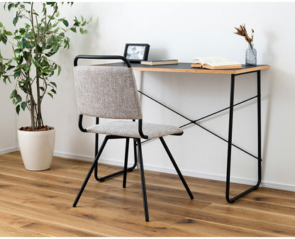 ダイニングチェア 回転式 スチール グレー ファブリック おしゃれ 回転 回る チェアー チェア イス 椅子 高級感 ダイニング リビング インダストリアル シンプル モダン シック 無地(代引不可)