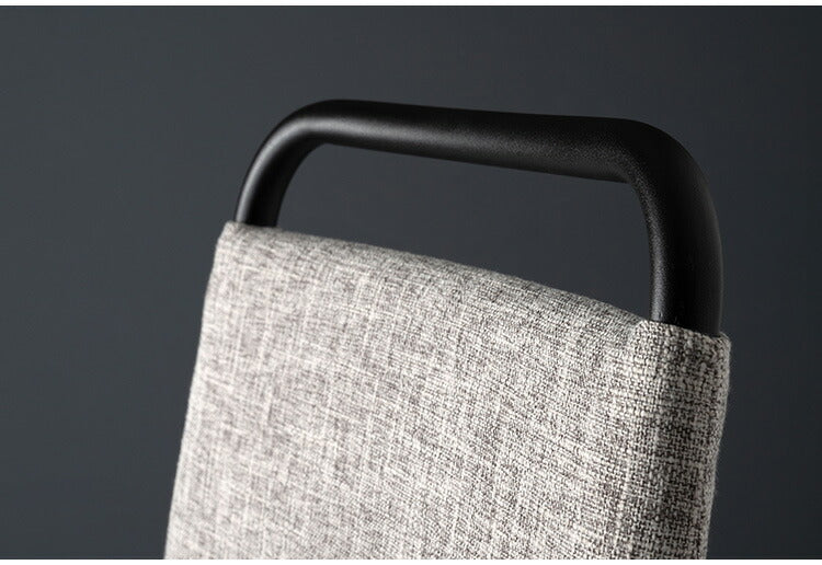 ハイチェア カウンターチェア グレー ファブリック おしゃれ 回転 回る バーチェア チェアー チェア イス 椅子 高級感 ダイニング リビング インダストリアル シンプル モダン シック 無地(代引不可)