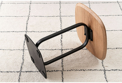 サイドテーブル TEC-84 東谷 サイドテーブル テーブル 机 ナイトテーブル スリム おしゃれ モダン ベッドサイドテーブル ブラックスチール スチール ディスプレイ シンプル 高級感 黒(代引不可)