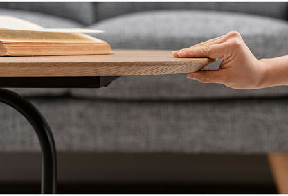 リビングテーブル TEC-85 東谷 リビングテーブル センターテーブル 机 スリム おしゃれ モダン ベッドサイドテーブル ブラックスチール スチール コーヒーテーブル シンプル 高級感 黒(代引不可)