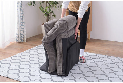 座椅子 座いす 椅子 ローチェア フロアチェア ハイバック リクライニング 42段階リクライニング 頭部リクライニング 4WAY コーデュロイ かわいい おしゃれ 1人暮らし 背もたれ付き(代引不可)