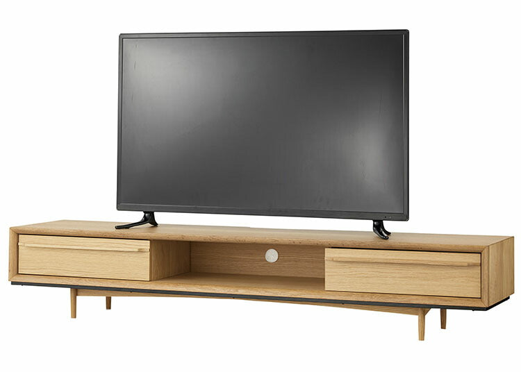 テレビ台 テレビボード ローボード おしゃれ 北欧 木製 180cm 40型 40インチ 42型 42インチ 52型 52インチ 55型 55インチ TVボード TV台 AVラック 収納 引き出し 木目調 天然木(代引不可)