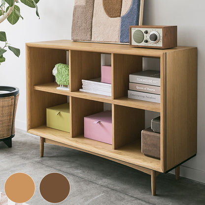 オープンシェルフ 約幅100×奥行34×高さ72cm ブラウン 木製 スチール 組立品 リビング ダイニング ベッドルーム 寝室 インテリア おしゃれ(代引不可)