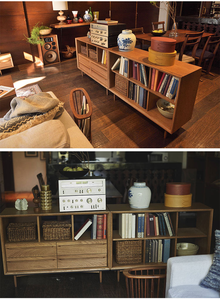 オープンシェルフ 約幅100×奥行34×高さ72cm ブラウン 木製 スチール 組立品 リビング ダイニング ベッドルーム 寝室 インテリア おしゃれ(代引不可)