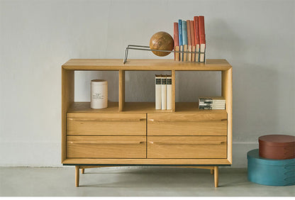 北欧風ローチェスト Timo ティモ 収納 ヴィンテージ 上質 洗練 木目 シンプル ナチュラル ブラウン おしゃれ インテリア シンプル(代引不可)