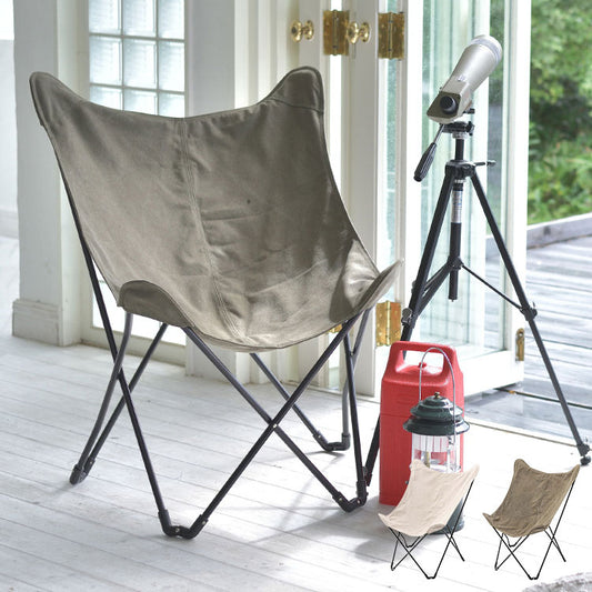 フォールディングチェア アウトドアチェア キャンプ椅子 キャンプチェア 折りたたみチェア 折りたたみ椅子 折り畳みチェア キャンバス 帆布 テラス アウトドア ガーデンチェア(代引不可)