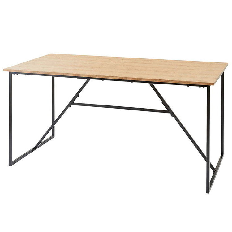 ダイニングテーブル 幅150cm ダイニングテーブル 4人掛け おしゃれ 食卓テーブル アイアン スチール 北欧 カフェテーブル 木製 テーブル 150cm幅 ヴィンテージ(代引不可)