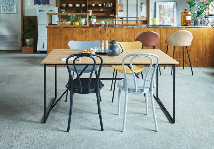 ダイニングテーブル 幅150cm ダイニングテーブル 4人掛け おしゃれ 食卓テーブル アイアン スチール 北欧 カフェテーブル 木製 テーブル 150cm幅 ヴィンテージ(代引不可)