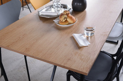 ダイニングテーブル 幅150cm ダイニングテーブル 4人掛け おしゃれ 食卓テーブル アイアン スチール 北欧 カフェテーブル 木製 テーブル 150cm幅 ヴィンテージ(代引不可)