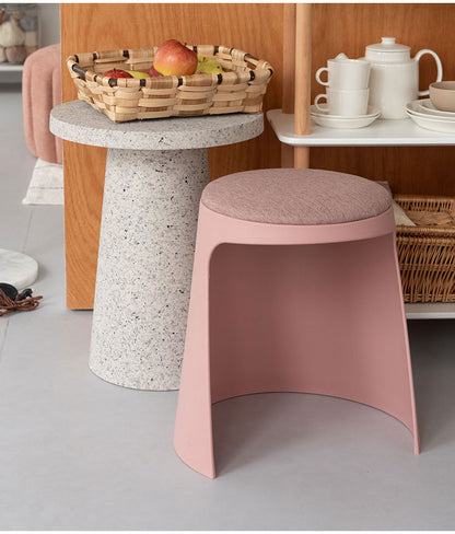 スタッキングスツール コンパクト 椅子 チェア おしゃれ かわいい インタリア デザイン リビング ダイニング 北欧 おしゃれ 完成品 丸形 リモートワーク 在宅ワーク 椅子 いす イス(代引不可)