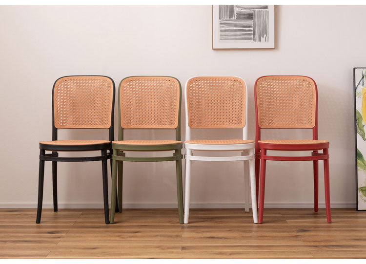 チェア チェア チェアー 椅子 ラタン調 グレイスチェア おしゃれ ガーデン 庭 ポリプロピレン かわいい 北欧 韓国インテリア 積み重ね スタッキング ブラック 黒 インテリア おしゃれ(代引不可)