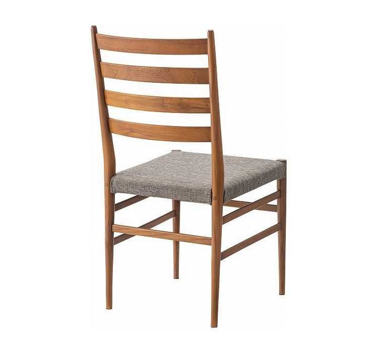 チェア 木製 シンプル 椅子 ダイニングチェア ファブリック 天然木 グレー チェアー いす ダイニング おしゃれ 新生活(代引不可)