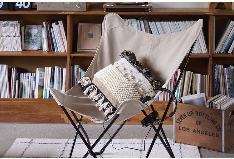 クッション ソファクッション 個性的 45×45 正方形 シンプル コットン グレー お洒落 かわいい おしゃれ 新生活 母の日 インテリア(代引不可)