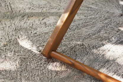 ロールトップテーブル ロールトップ テーブル 机 アウトドアテーブル フォールディングテーブル 折りたたみ アウトドア キャンプ ロータイプ 低い 低め 収納 持ち運び チーク材 本革 天然木 木製(代引不可)