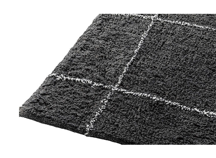 ラグマット ラグ カーペット 洗える 約130×190cm コットン 北欧 フローリング 絨毯 ダイニング キッチン リビング おしゃれ オールシーズン モダン おしゃれ(代引不可)