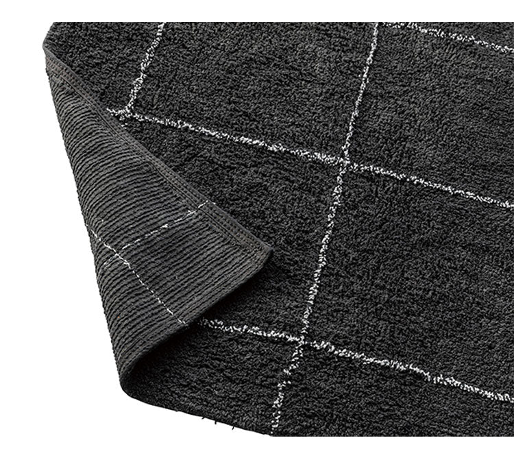 ラグマット ラグ カーペット 洗える 約130×190cm コットン 北欧 フローリング 絨毯 ダイニング キッチン リビング おしゃれ オールシーズン モダン おしゃれ(代引不可)