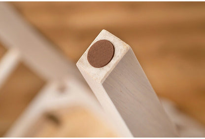 ダイニングチェア VET-220 東谷 チェア 椅子 イス フレンチカントリー カントリー 木製 天然木 コンパクト スリム ホワイト ナチュラル カフェ 脚裏クッション付き 堀り込み加工(代引不可)