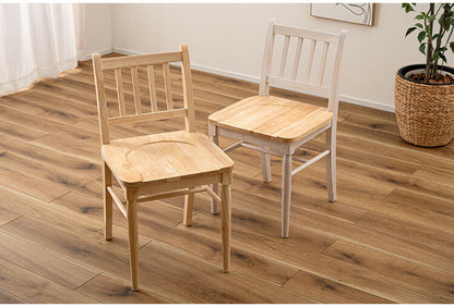 ダイニングチェア VET-220 東谷 チェア 椅子 イス フレンチカントリー カントリー 木製 天然木 コンパクト スリム ホワイト ナチュラル カフェ 脚裏クッション付き 堀り込み加工(代引不可)