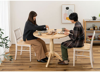 ダイニングテーブル VET-221 東谷 ダイニングテーブル デスク 机 フレンチカントリー カントリー 木製 天然木 おしゃれ スリム ナチュラル カフェ 脚裏クッション付き(代引不可)