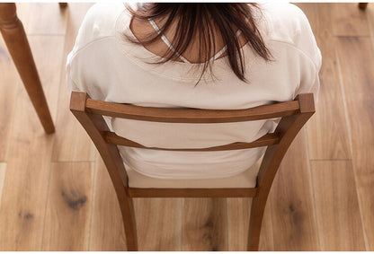 ダイニングチェア アンティーク ターンドレッグ ラバーウッド 天然木 木製 ブラウン グレー クラシック シャビーシック シンプル 椅子 イス いす チェアー ろくろ脚 ファブリック おしゃれ インテリア(代引不可)