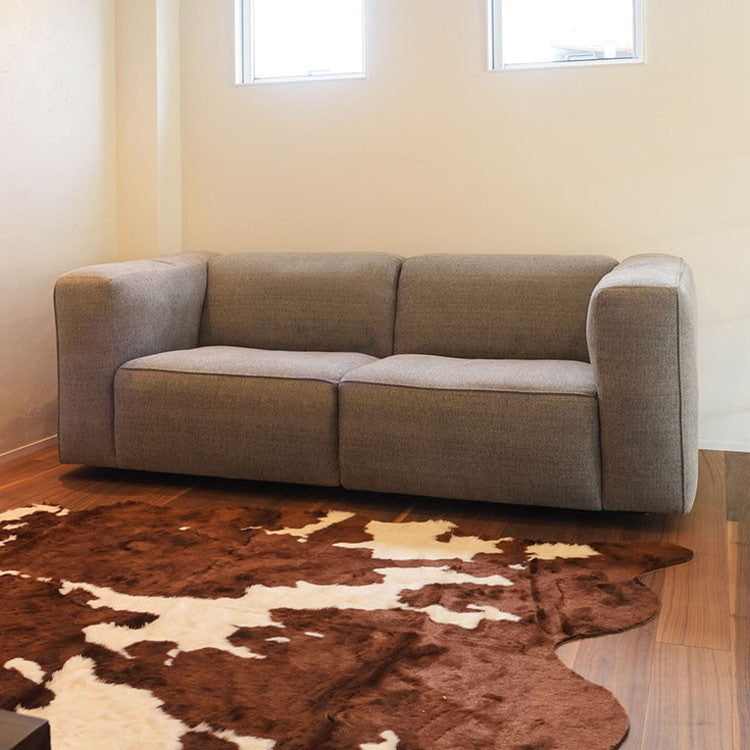 ソファ ソファー 応接室 業務用 飲食 病院 ファブリック ロータイプ モダン シンプル おしゃれ 2人掛け 3人掛け グレー フェザー スクエア ヴィンテージ 北欧 ボリューム 座り心地 リビング(代引不可)