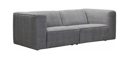 ソファ ソファー 応接室 業務用 飲食 病院 ファブリック ロータイプ モダン シンプル おしゃれ 2人掛け 3人掛け グレー フェザー スクエア ヴィンテージ 北欧 ボリューム 座り心地 リビング(代引不可)