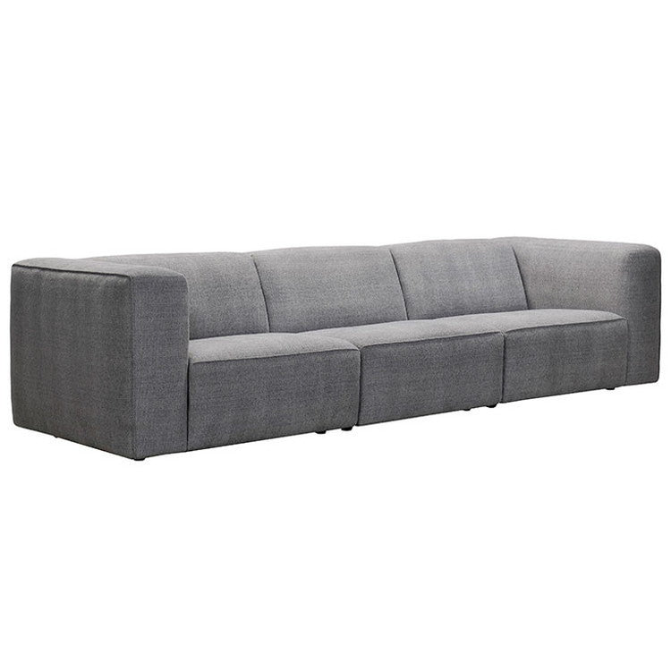 ソファ ソファー 応接室 業務用 飲食 病院 ファブリック ロータイプ モダン シンプル おしゃれ 2人掛け 3人掛け グレー フェザー スクエア ヴィンテージ 北欧 ボリューム 座り心地 リビング(代引不可)