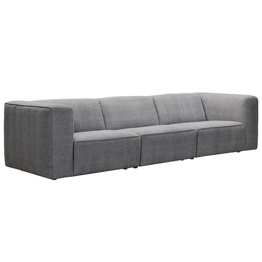 ソファ ソファー 応接室 業務用 飲食 病院 ファブリック ロータイプ モダン シンプル おしゃれ 2人掛け 3人掛け グレー フェザー スクエア ヴィンテージ 北欧 ボリューム 座り心地 リビング(代引不可)