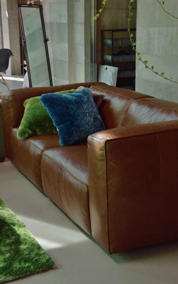 エレファント 2人掛 ソファー ソファ 2人掛け ローソファー レザー 本革 おしゃれ かわいい カフェ風 レトロ ミッドセンチュリー シンプル かっこいい(代引不可)