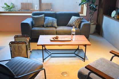 ソファ ボリュームソファ 北欧 2人掛け 3人掛け ワイドラブソファ シンプル モダン ファブリックソファ ヴィンテージ 2.5P ソファー シック リビング 西海岸 グレー(代引不可)