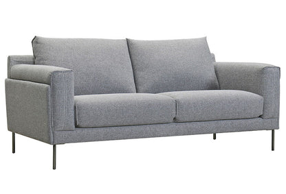 ソファ 幅193cm 2人掛け 3人掛け ソファベッド ダークグレー おしゃれ 北欧 ファブリック 肘置き シンプル モダン 木製フレーム ソファー 一人暮らし 新生活 コンパクト リビング(代引不可)