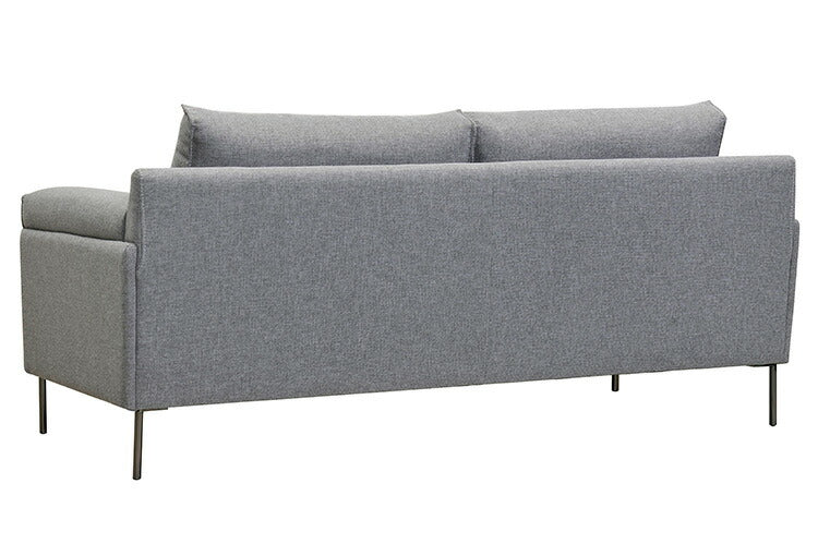 ソファ 幅193cm 2人掛け 3人掛け ソファベッド ダークグレー おしゃれ 北欧 ファブリック 肘置き シンプル モダン 木製フレーム ソファー 一人暮らし 新生活 コンパクト リビング(代引不可)