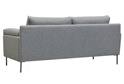 ソファ 幅193cm 2人掛け 3人掛け ソファベッド ダークグレー おしゃれ 北欧 ファブリック 肘置き シンプル モダン 木製フレーム ソファー 一人暮らし 新生活 コンパクト リビング(代引不可)