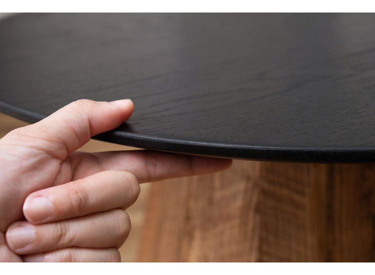 ローテーブル 幅60cm 天然木 古材 センターテーブル リビングテーブル 机 木製 天然木 丸い 丸型 円形 おしゃれ 北欧 ヴィンテージ ビンテージ モダン ブラック 黒 ブラウン(代引不可)