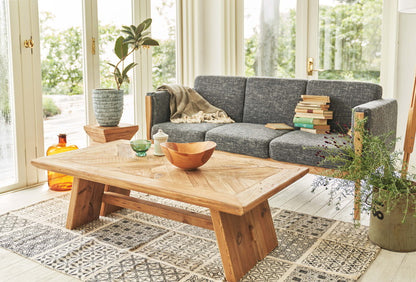 テーブル リビングテーブル ローテーブル センターテーブル 幅130cm 古材 パイン古材 天然木 ナチュラル おしゃれ シンプル(代引不可)