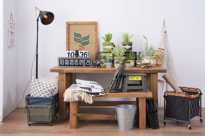 ベンチ 椅子 長椅子 チェア 木製 天然木 パイン材 古材 アンティーク シンプル レトロ アームレス 背もたれなし 幅110cm おしゃれ 重厚感(代引不可)