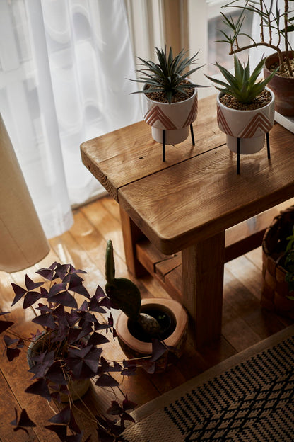 ベンチ 椅子 長椅子 チェア 木製 天然木 パイン材 古材 アンティーク シンプル レトロ アームレス 背もたれなし 幅110cm おしゃれ 重厚感(代引不可)