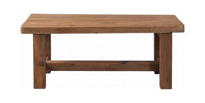 ベンチ 椅子 長椅子 チェア 木製 天然木 パイン材 古材 アンティーク シンプル レトロ アームレス 背もたれなし 幅110cm おしゃれ 重厚感(代引不可)