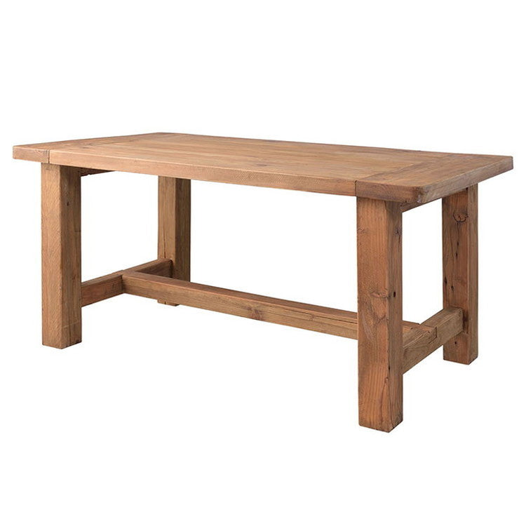 テーブル ダイニングテーブル 食卓テーブル 木製 天然木 パイン古材 アンティーク シンプル レトロ 幅160cm 什器 おしゃれ 重厚感(代引不可)