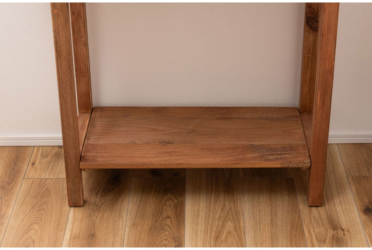 コンソール 幅95cm 天然木 収納 インテリア 北欧 かわいい おしゃれ 引き出し 組立 リビング ダイニング テーブル デスク スリム コンパクト 省スペース(代引不可)