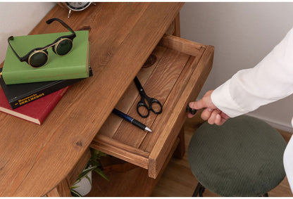 コンソール 幅95cm 天然木 収納 インテリア 北欧 かわいい おしゃれ 引き出し 組立 リビング ダイニング テーブル デスク スリム コンパクト 省スペース(代引不可)