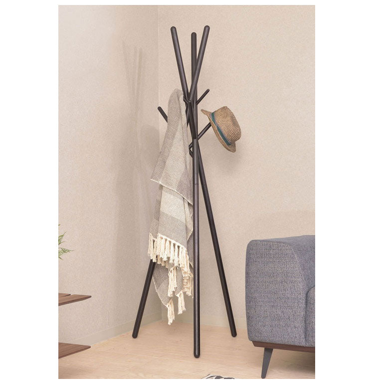 ハンガーラック 高さ174cm WIS-551 東谷 コートハンガー ポールハンガー ハンガー 帽子ハンガー かばん掛け 洋服収納 天然木 リビング ディスプレイ 店舗 ブティック(代引不可)