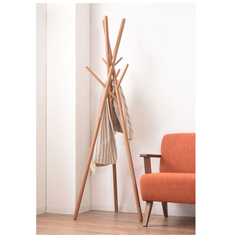 ハンガーラック 高さ174cm WIS-551 東谷 コートハンガー ポールハンガー ハンガー 帽子ハンガー かばん掛け 洋服収納 天然木 リビング ディスプレイ 店舗 ブティック(代引不可)