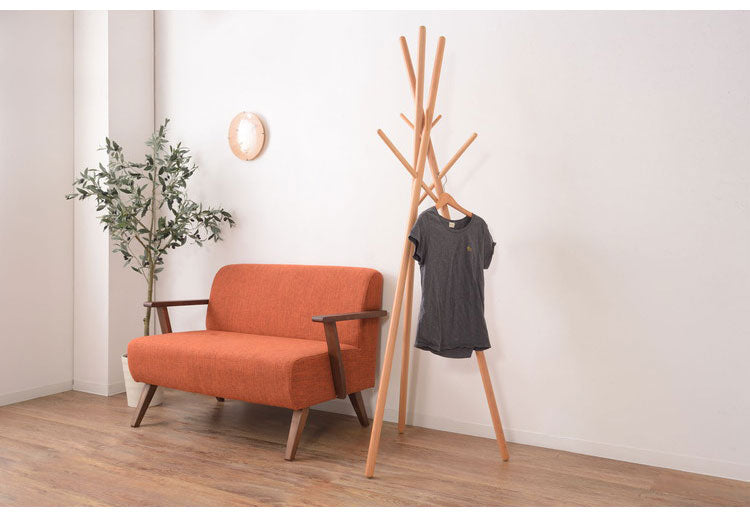 ハンガーラック 高さ174cm WIS-551 東谷 コートハンガー ポールハンガー ハンガー 帽子ハンガー かばん掛け 洋服収納 天然木 リビング ディスプレイ 店舗 ブティック(代引不可)